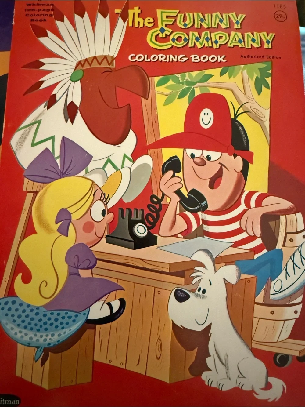Vintage 1964 The Funny Company Coloring Book